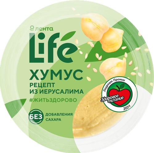 Хумус ЛЕНТА LIFE Рецепт из Иерусалима, 200г, изображение