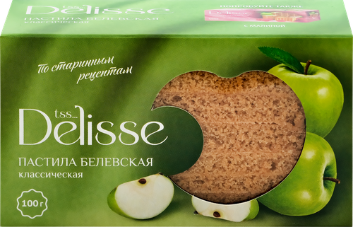 Пастила DELISSE Белевская классическая, 100г, фото