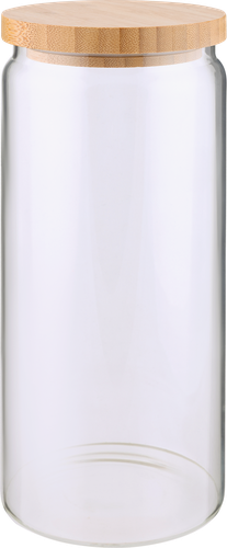 Банка для хранения HOMECLUB Bamboo, с крышкой, бамбук, 1.45л, вид