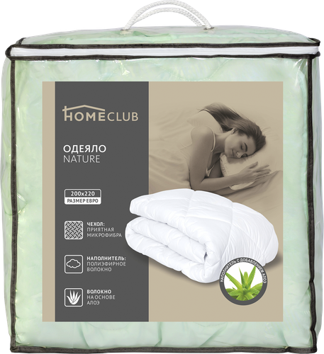 Одеяло стеганое HOMECLUB Nature 220х200см, Арт. ОСВ_N-61133у, фотография