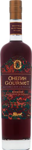 Настойка ОНЕГИН Гурмэ вишня 20%, сладкая, 0.5л, картинка