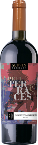 Вино AURVIN TERROIR PRUT TERRACAS CABERNET SAUVIGNON сортовое  выдержанное красное сухое, 0.75л, изображение