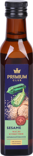 Масло кунжутное PREMIUM CLUB нерафинированное, 250мл, картинка