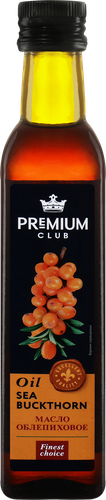 Масло облепиховое PREMIUM CLUB рафинированное, смесь, 250мл, картинка