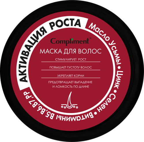 Маска для волос COMPLIMENT Grow Booster Активация роста, 500мл, изображение