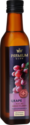 Масло виноградное PREMIUM CLUB рафинированное, 250мл, детальное фото