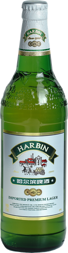Пиво светлое HARBIN Premium фильтрованное пастеризованное 5%, 0.61л, вид