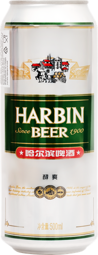 Пиво светлое HARBIN Premium фильтрованное пастеризованное 5%, 0.61л, изображение