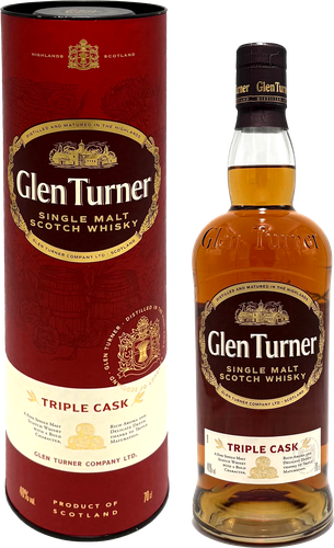 Виски GLEN TURNER Шотланд. Сингл МолтТрипл Каск однос. алк.40% П/У, фото