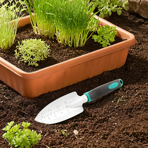 Совок узкий GIARDINO CLUB c эргономичной ручкой, Арт. 164400, картинка