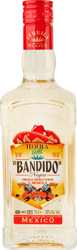 Напиток спиртной EL BANDIDO Tequila Negro Gold 38%, 0.7л, изображение