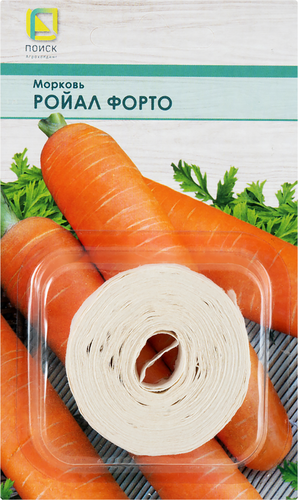 Семена ПОИСК Морковь Ройал Форто, на ленте, 8м, детальное фото