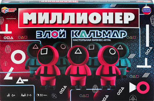 Игра настольная УМНЫЕ ИГРЫ Италия.Миллионер, 21,7х33х2,7см, в ассортименте, фотография