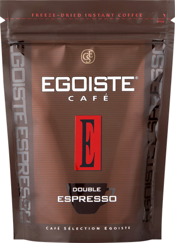 Кофе растворимый EGOISTE Double Espresso сублимированный, 70г, фотография