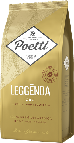Кофе зерновой POETTI Leggenda Oro натуральный жареный, 250г, картинка