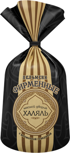 Пельмени МЯСНОЙ ДВОРИК ХЯЛЯЛЬ Фирменные категория Б, 800г, фотография