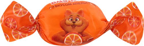 Конфеты жевательные ВАУ МЯУ! со вкусом апельсина, клубники, лимона, яблока, весовые, фотография
