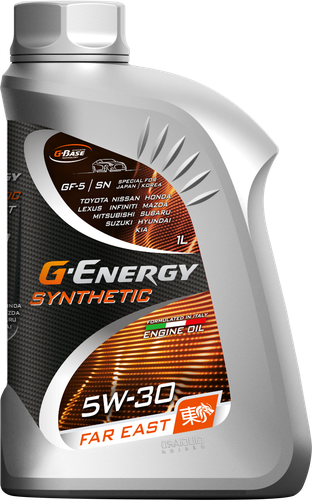 Масло моторное G-ENERGY Synthetic Far East 5W–30 GF-6А/SP, Арт. 
253142414, 1л, детальное фото
