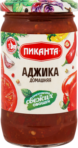 Аджика ПИКАНТА Домашняя, 350г, вид