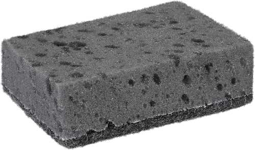 Губки для посуды HOMECLUB Grey Strong 9х6х3см, крупнопористые, 4шт, картинка