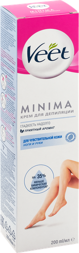 Крем для депиляции VEET Minima для чувствительной кожи, 200мл, картинка