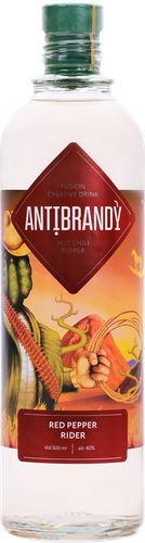 Напиток спиртной ANTIBRANDY Red pepper rider 40%, 0.5л