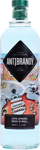 Напиток спиртной ANTIBRANDY Love ginger rock n roll 40%, 0.5л