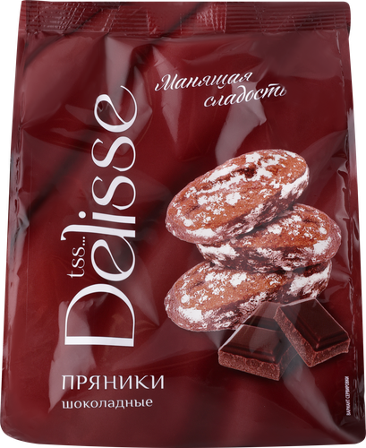 Пряники DELISSE Шоколадные, 300г, фотография
