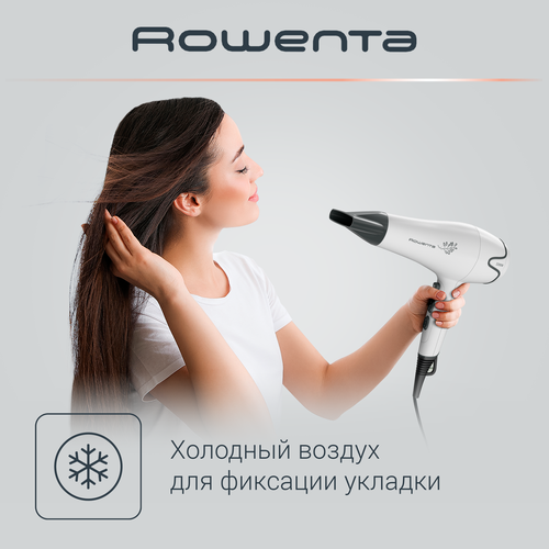 Фен ROWENTA 2200Вт, 6 режимов, диффузор, концентратор, Арт. CV5708F0, картинка