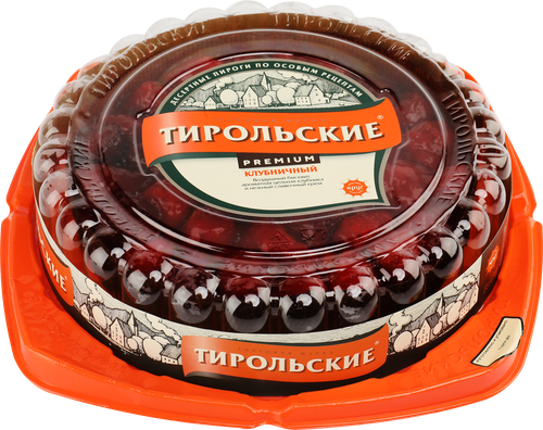 Пирог ТИРОЛЬСКИЕ Клубничный, 630г, картинка