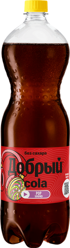 Напиток ДОБРЫЙ Cola без сахара сильногазированный, 1.5л, картинка