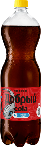 Напиток ДОБРЫЙ Cola без сахара сильногазированный, 1.5л, картинка