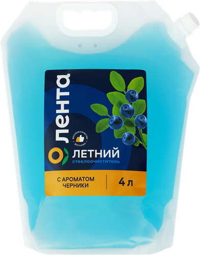 Стеклоочиститель летний ЛЕНТА Черника, 4л, крупный план
