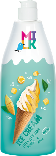 Пена для ванн MILK Молоко и манго, 800мл, вид