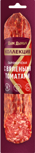 Колбаса сырокопченая ДЫМ ДЫМЫЧ С вялеными томатами, 200г, детальное фото