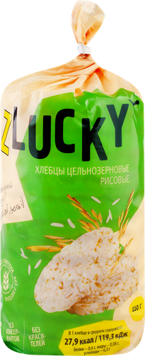 Хлебцы рисовые Z LUCKY хрустящие, 110г, фото