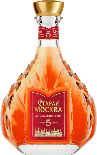 Коньяк СТАРАЯ МОСКВА КОНЬЯК Пятилетний 40%, 0.5л
