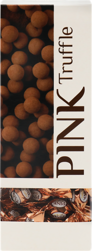 Конфеты глазированные PINK Truffle с комбинированными кремовыми начинками, 163г, вид