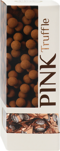 Конфеты глазированные PINK Truffle с комбинированными кремовыми начинками, 163г, изображение