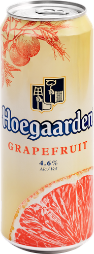 Напиток пивной HOEGAARDEN со вкусом грейпфрута нефильтрованный пастеризованный 4,6%, 0.45л, изображение