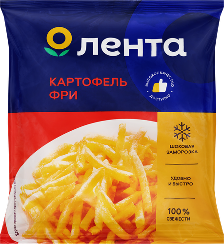 Картофель фри ЛЕНТА, 400г, детальное фото