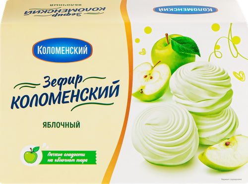 Зефир КОЛОМЕНСКОЕ Яблочный, 250г, детальное фото