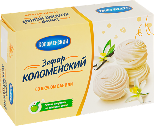 Зефир КОЛОМЕНСКОЕ со вкусом ванили, 250г, фотография