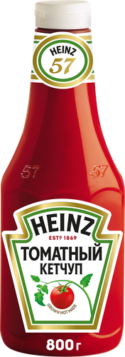 Кетчуп HEINZ Томатный, 800г, детальное фото