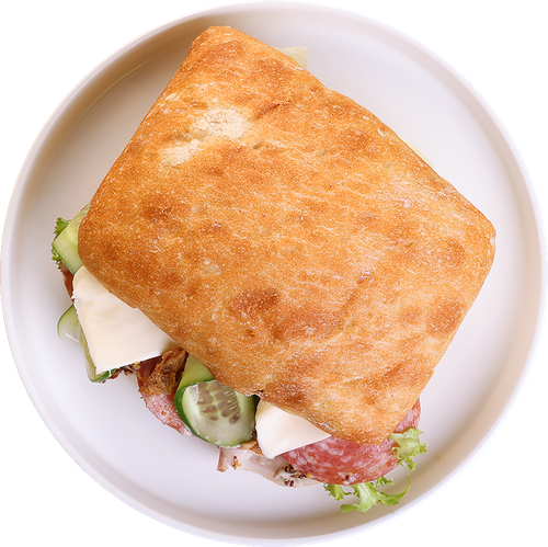 Брускетта с карбонадом, салями и горчичным соусом ЛЕНТА FRESH, 250г, картинка