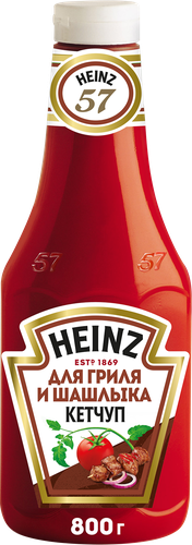 Кетчуп HEINZ Для гриля и шашлыка, 800г, вид