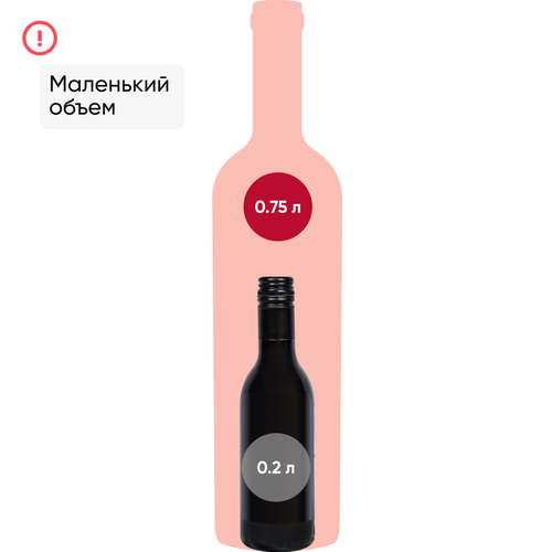 Вино СИХАРУЛИ Саперави ординарное сортовое красное сухое, 0.187л, картинка
