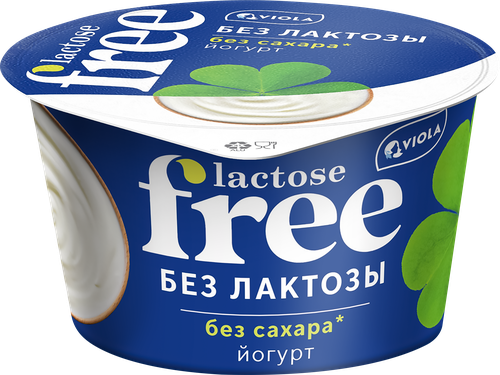 Йогурт VIOLA FREE безлактозный 3,4%, без змж, 180г, фото
