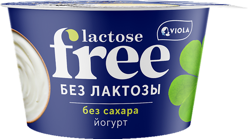 Йогурт VIOLA FREE безлактозный 3,4%, без змж, 180г, детальное фото