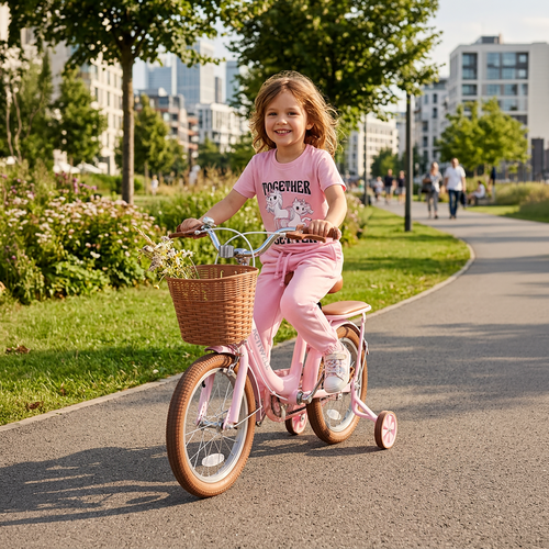 Велосипед детский ACTIWELL 14" стальная рама, в ассортименте, Арт. KID-ST14-G, вид